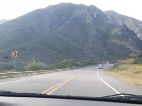 Our view through the Sierra Madre Occidental - Northern Mexico's mountain range